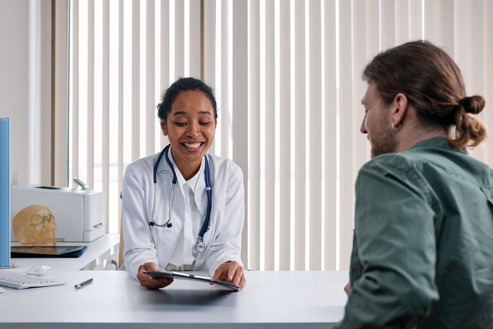 Private clinical consultation for an international patient